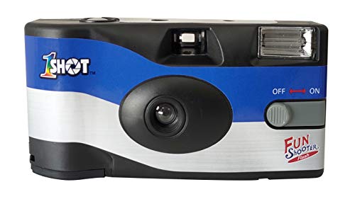 Einwegkamera, 35 mm Film, Einmalgebrauch, One Shot Fun Shooter 400 ASA/ISO 27 Belichtungen mit Blitz, 2er-Pack – Bild 4