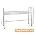 NEX Over The Sink Dish Rack, Dish Drying Rack for Kitchen Stainless Steel Dish Drainer Large Capacity with Cutting Board Holder Sink Shelf Storage Rack