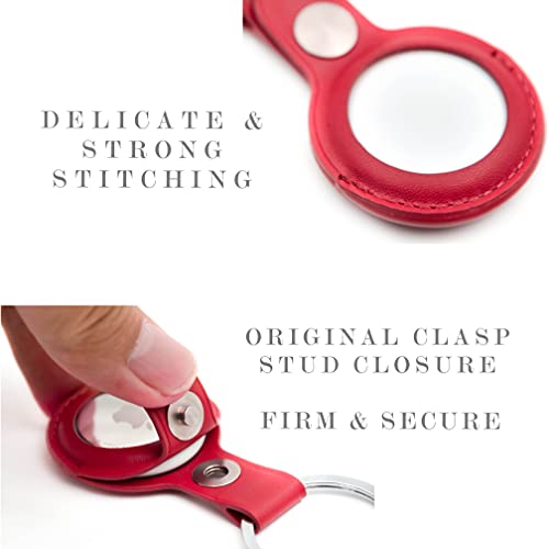 AIRINO Leather Airtag Holder Airtag Case Airtag Keychain . Excellent