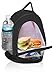 Dual Compartment Insulated Lunch Bag / Lunch Tote by Sacko (Black) For Men, Women, Kids. Great Lunchbox for Girls, Boys and for School, Work, etc