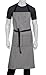 Chef Works Unisex Portland Chefs Bib Apron, Black, One Size