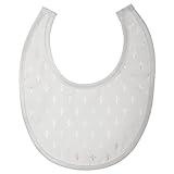 Lauren Madison boy girl Christening Baptism Unisex Infant Bib, White, One Size