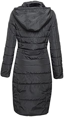 maxi length padded coat