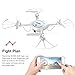 SYMA X5UW WiFi FPV Drone with 720P HD Camera Live Video 2.4Ghz RC Quadcopter with Flight Route Setting and Altitude Hold Function Bonus Battery Included White