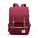 UGRACE Slim Business Laptop Backpack Elegant Casual Daypacks Outdoor Sports Rucksack School Shoulder Bag for Men Women, Tear Resistant Unique Travelling Backpack Fits up to 15.6Inch Laptop in Red