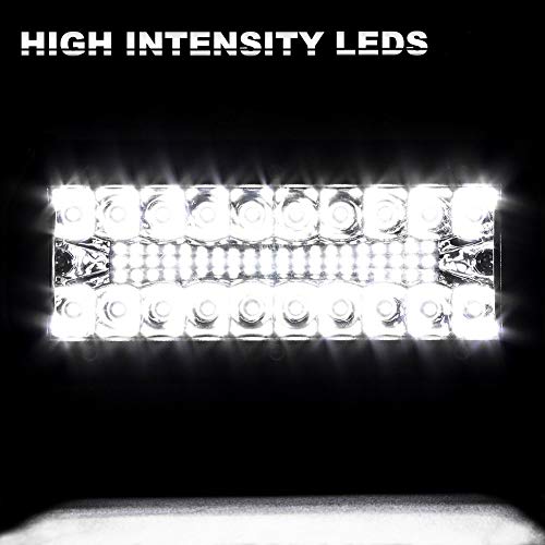 12v LED Strip Light, JAHURD 240W 7" Three Row LED Spot Floodlight Combination Beam Off-Road Driving Fog Light Illumination For Truck Jeep Pickup 4x4 SUV QUAD Boa - Thumbnail 5