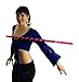2 Hula Hoops in One! Great Trainer and Beginner Hoop for Fitness, Dance and Workouts. (Silver;Blue, Small;Medium)
