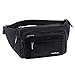 AUOPLUS Fanny Pack, Multi Pocket Zipper Waist Pack, Travel Bum Bag Hip Belt for Hiking Workout