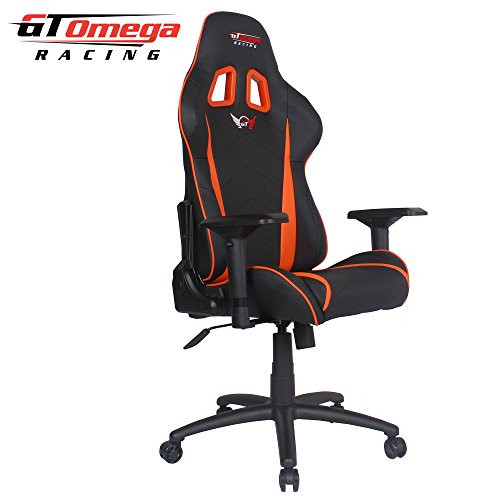 GT-Omega-Pro-Racing-Sedia-da-ufficio-in-pelle-colore-nero-e-arancione