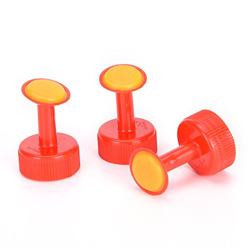 LONG7INES 8Pcs Portable Bottle Cap Sprinkler Watering, 30mm Little Sprinkler Head, Red - Thumbnail 5