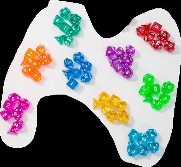 63 Transparent Crystal Dice, Durable And Not Easy To Break, Colorful Table Game Props, Suitable For Gatherings And Gifts.