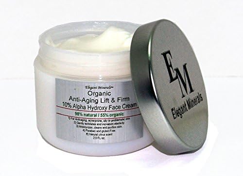 2oz. Organic Lift & Firm 10% Alpha Hydroxy Face Cream
