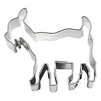 Staedter Stainless Steel Goat Cookie Cutter, Silver, 7.5 Cm