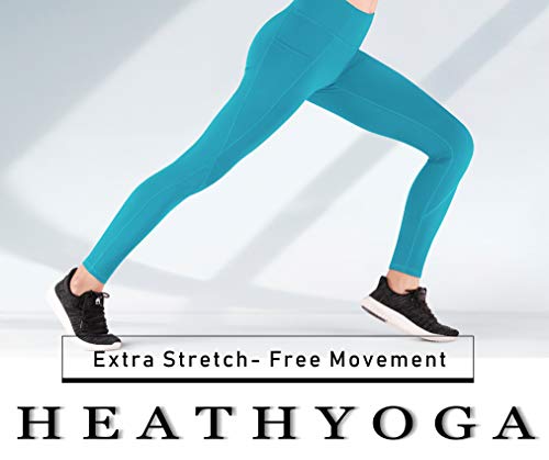 image for Heathyoga Yoga Pants High Waist Leggings for Workout Running & Yoga, S