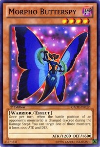 Yu-Gi-Oh! - Morpho Butterspy (GAOV-EN012) - Galactic Overlord - 1st Edition - Common