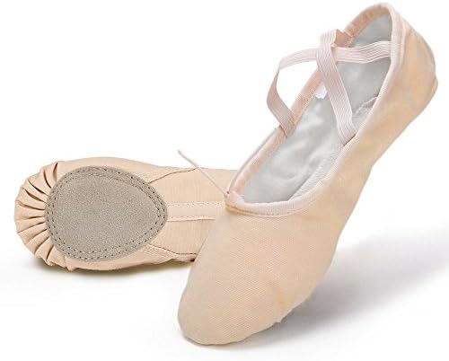 TancefairBallet Shoes Girls Ballet Flats Dance Slippers Split Sole Gymnastics Yoga Shoes for Toddlers Girls Women