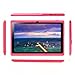 iRULU 7 inch Tablet Google Android 6.0 Quad Core 1024x600 Dual Camera Wi-Fi Bluetooth,1GB/8GB,Play Store Netfilix Skype 3D Game Supported GMS Certified (Pink)