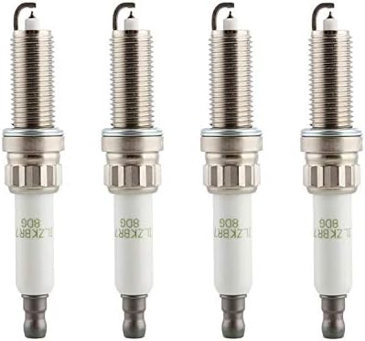 NGK 95770 ILZKBR7B8DG Spark Plug Laser Iridium For BMW CLS63 AMG Peugeot RCZ C3-XR C4 C5 Cooper Paceman Platinum, Pack of 4