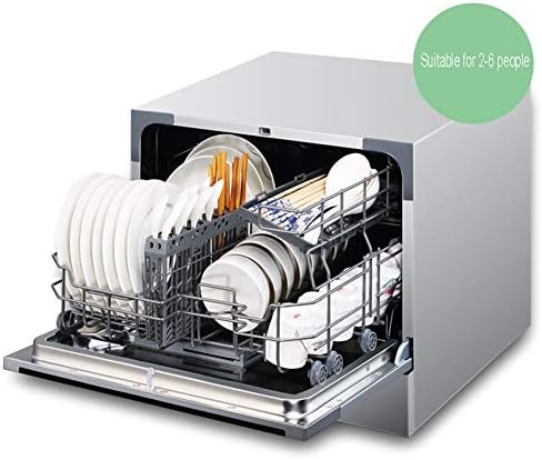 XGG Fully automatic built-in dishwasher, compact countertop dishwasher - 4-in-1 portable dishwasher for small apartment offices and home kitchens