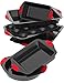 Vremi 6 Piece Nonstick Bakeware Set - Round and Square Baking Pans and Sheets in Non Stick Carbon Steel with Red Silicone Handles - Pan for Roasting Brownie Muffin Cake Cookie Muffin Cupcake and More