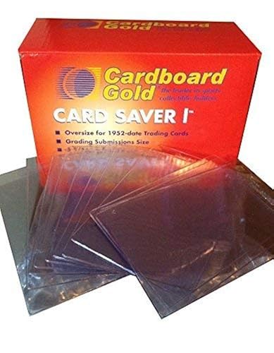 Cardboard Gold Card Saver 1 - Semi Rigid Sleeves Protectors - PSA BGS Grade Cardboard Gold - Card Saver 1 \u2013 TheLastCoin