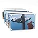 Toolsure 5PACK Acrylic Picture Frames 4x6 Magnetic Acrylic Picture Frames,Freestand Photo Frame Bulk,4 by 6 Clear Double-Sided Picture Frame with Gift Box Christmas Gift