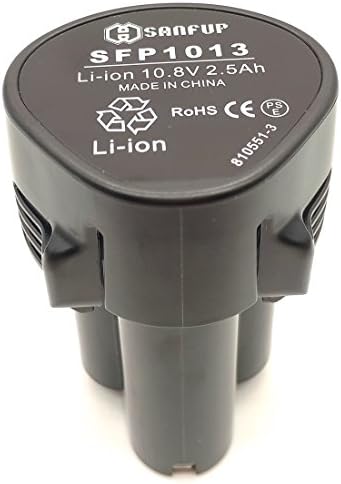10.8V 2.5A Replacement Battery for Makita BL1013 12V Max Lithium-Ion Battery ,SANFUP (1Pack)