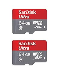 SanDisk - Tarjeta de memoria MicroSD HC Ultra Uhs-1, 32 GB, X2 (64 GB), clase 10