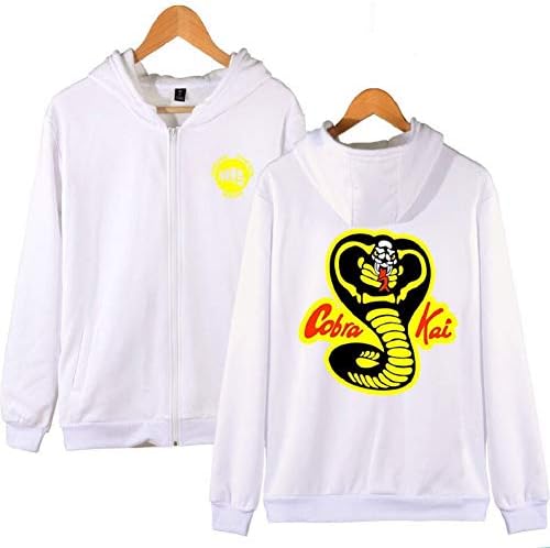 Karate Kid Hoodie Cobra Kai Pullover Sweatshirt Yellow Fist Jacket Coat