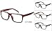 Newbee Fashion® - IG Unisex Retro Squared Celebrity Star Simple Clear Lens Fashion Glasses