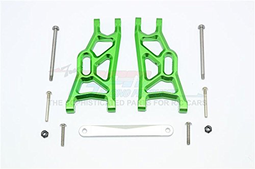 Traxxas Slash Pro 2WD Short-Course Truck (58034) / 2WD F-150 SVT Raptor (58064) Upgrade Parts Aluminum Front Arms - 1Pr Set Green