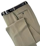 Executive Wool Gabardine Plain Front Trouser