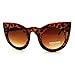 Oversized Round Cateye Sunglasses Womens Vintage Retro Eyewear