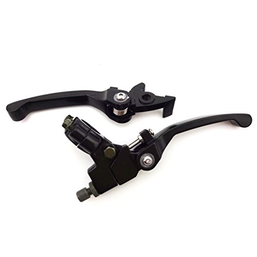 XLJOY Alloy Folding Brake Clutch Levers For 50cc 90cc 110cc 125cc 150cc 160cc CRF50 KLX TTR YCF SSR Thumpstar Pit Dirt Bike Motorcycle - Thumbnail 2