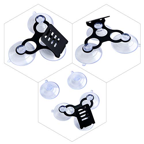 HSTECH 8 Pcs Radar Detectors Suction Cups for Clear Cobra Escort and Beltronics Radar Detector Mount