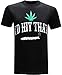 tees geek I'd Hit That Marijuana 420 Pot Weed Stoner Men's Funny T-Shirt - (Large) - Black