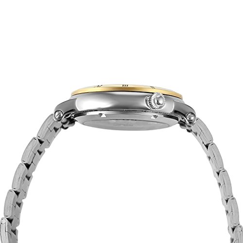 Forsining Reloj de pulsera de acero inoxidable con esfera analógica y movimiento automático para hombre. - Imagen 6