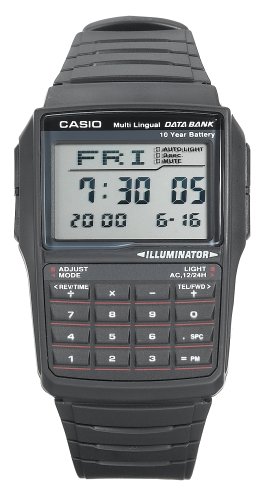 Casio Men's DBC32-1A Data Bank Black Digital Watch