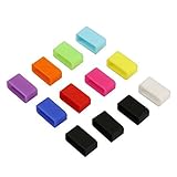 Fitbit Fastener Ring, Bluesim Silicon Fastener Rings for Fitbit Alta Wireless Activity Bracelet Sport Wristband, Multicolor, 12pcs