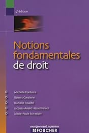 Notions fondamentales de droit