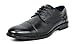 Bruno MARC Men's Oxford Modern Classic Lace Up Leather Lined Perforated Cap-Toe Dress Oxfords Shoes