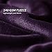 Bedsure Purple Fleece Blankets King Size - Bed Blanket Soft Lightweight Plush Cozy Fuzzy Luxury Microfiber, 108x90 inches