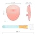 4 Pack Soft Silicone Face Brush Skin Cleansing Brush - Facial Cleansing Pad Manual Facial Cleansing Brush, Deep Cleaning Brush for Sensitive Skin, Silicone Face Cleanser and Massager Brush