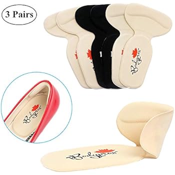 Heel Cushion Insole 3 Pairs, Back Heel Pads for High Heels Blisters