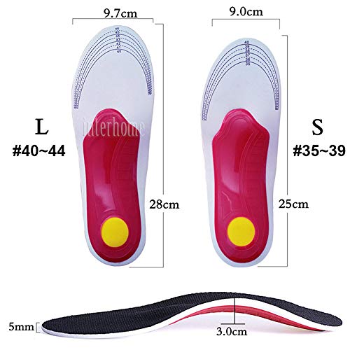 Wall of Dragon Insole Flat Feet Arch Support Shoe Inserts for Foot Pain Relief Heel Spur