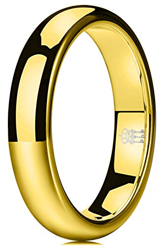 THREE KEYS JEWELRY Womens Charming Jewelry 4mm Gold