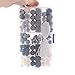 Baby Silicone Teether Beads BPA Free Food Grade Pacifier Clip Teething Beads Grey and White Series DIY Jewelry Chewable Nursing Necklace Accessories