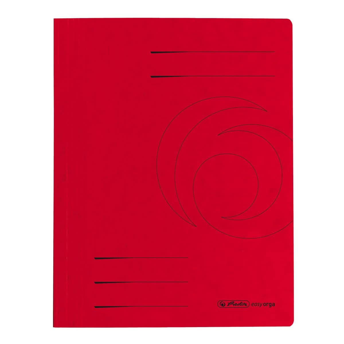 Herlitz Quality 11094695 File Folder DIN A4 Polypropylene Film Yellow