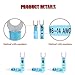 Hilitchi 50pcs Nylon Insulated Heat Shrink Butt Fork Wire Electrical Crimp Terminal Connector (16-14AWG / #10)