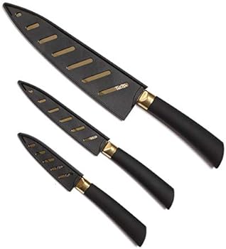 Thyme Table 3 Piece Gold Chef Knife Set Buy Online At Best Price In Uae Amazon Ae